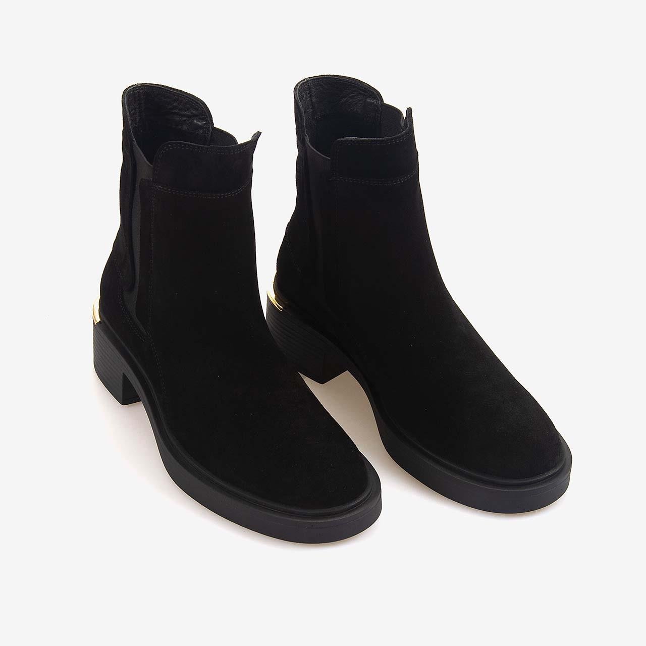 Rouge  Hakiki Deri Kadın Süet  Bot 51425