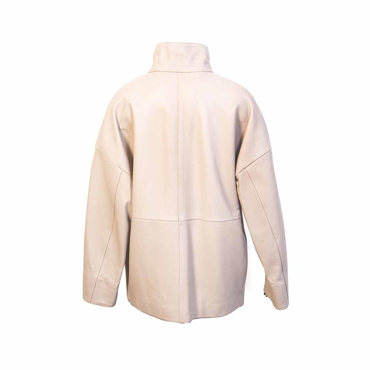 Rouge Kadın Hakiki Deri Bej Deri Mont