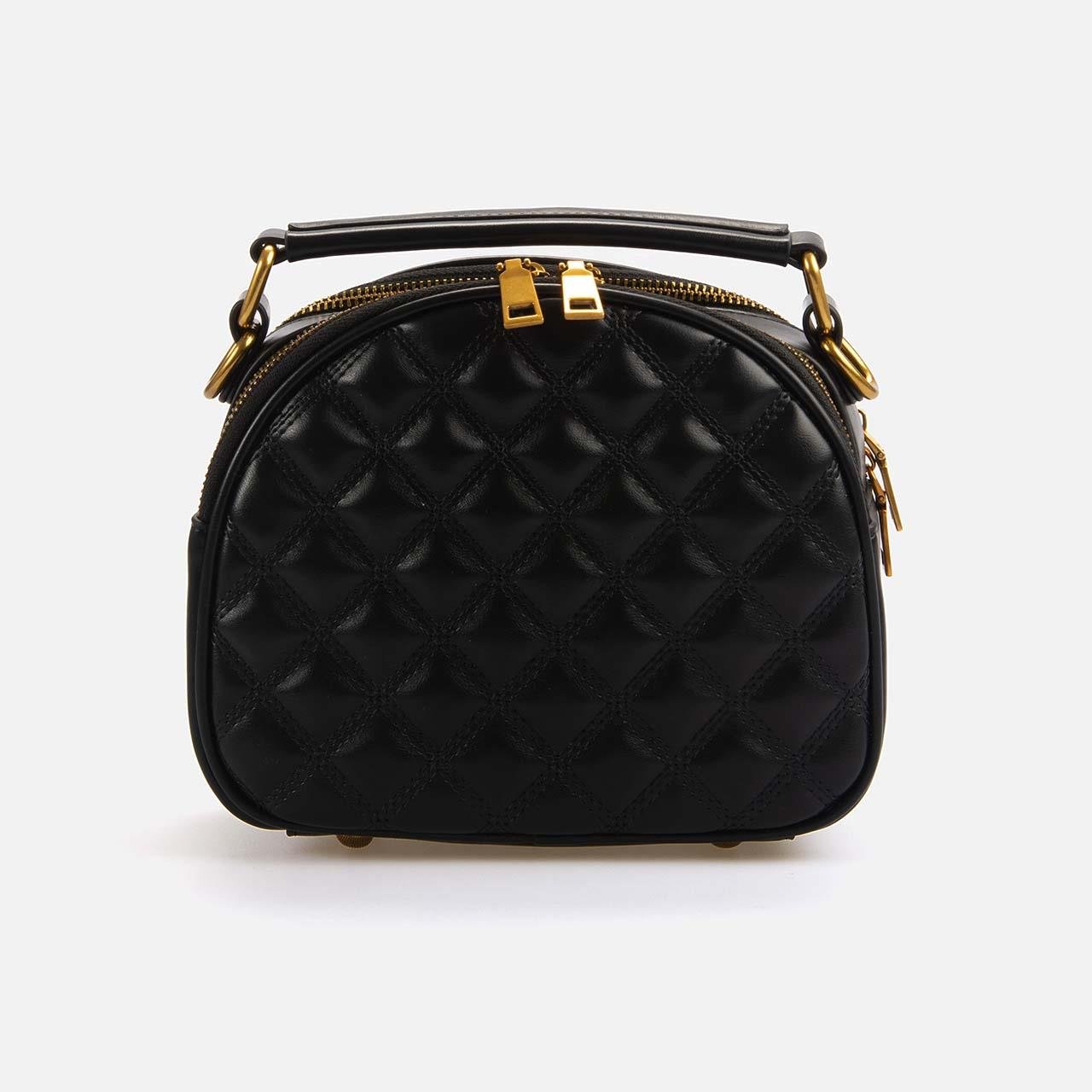 Rouge Kadın Vegan Siyah Omuz Çantası 