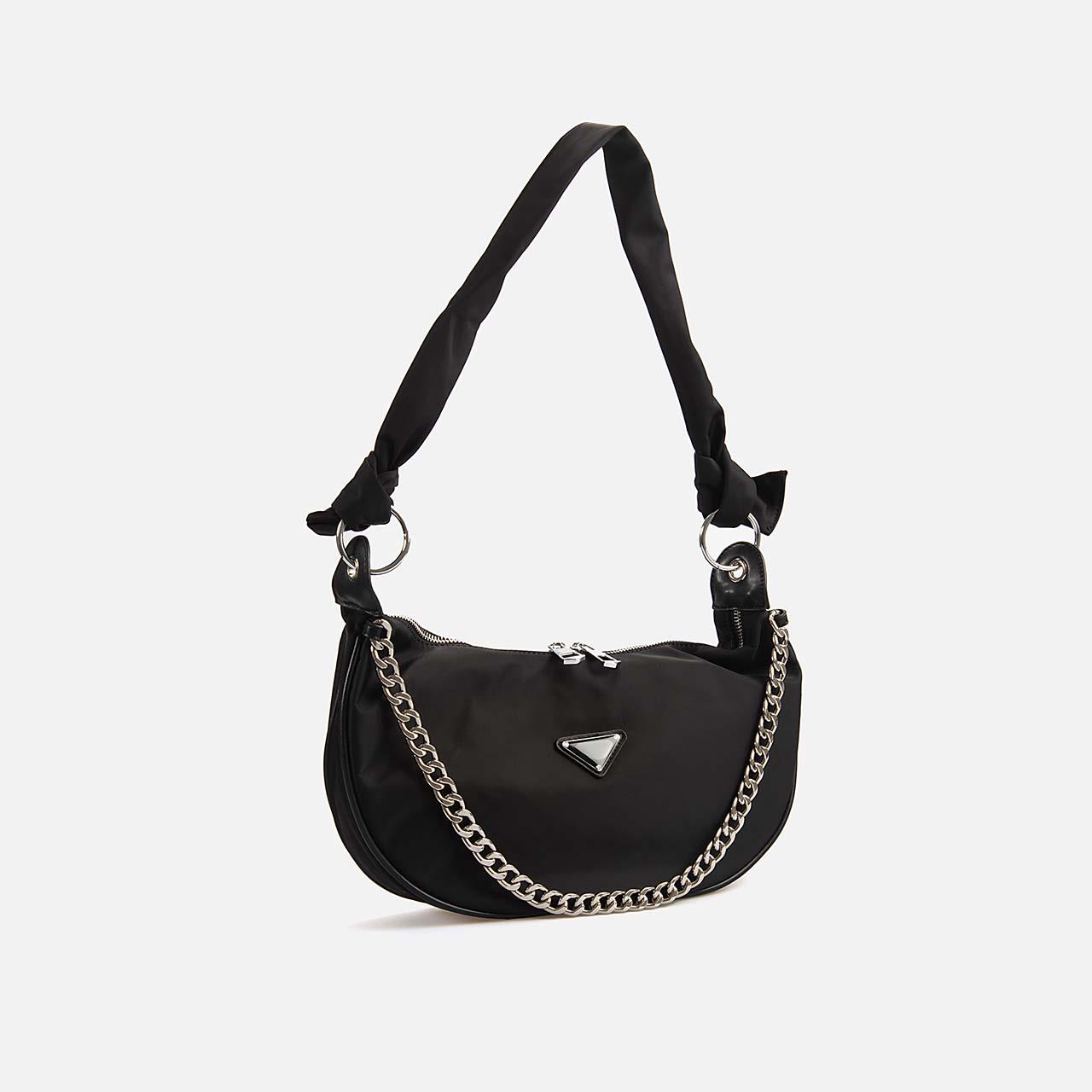 Rouge Kadın Vegan Siyah Omuz Çantası 