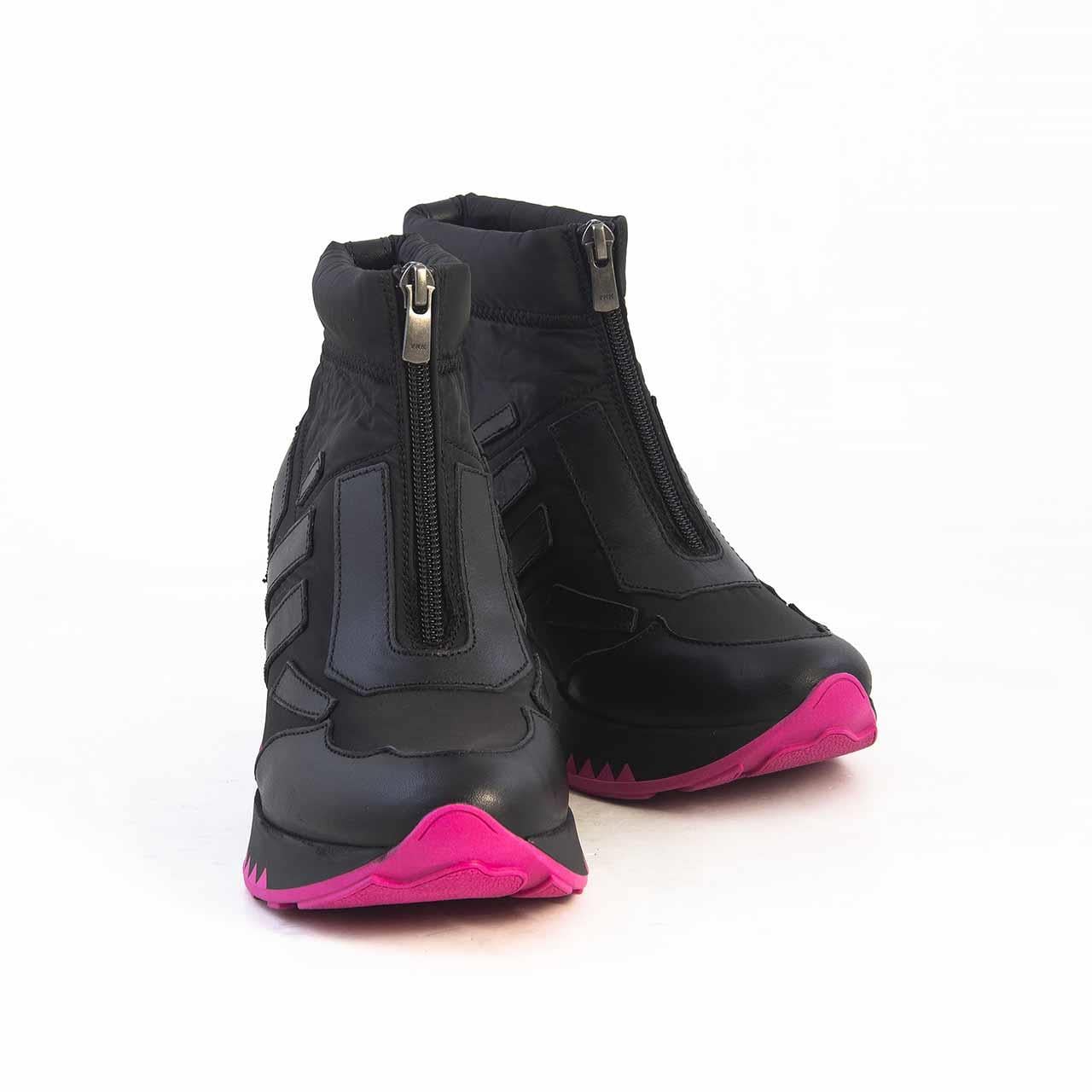 Rouge Kadın Strech Termo Taban Siyah-Pembe Spor & Sneaker Ayakkabı