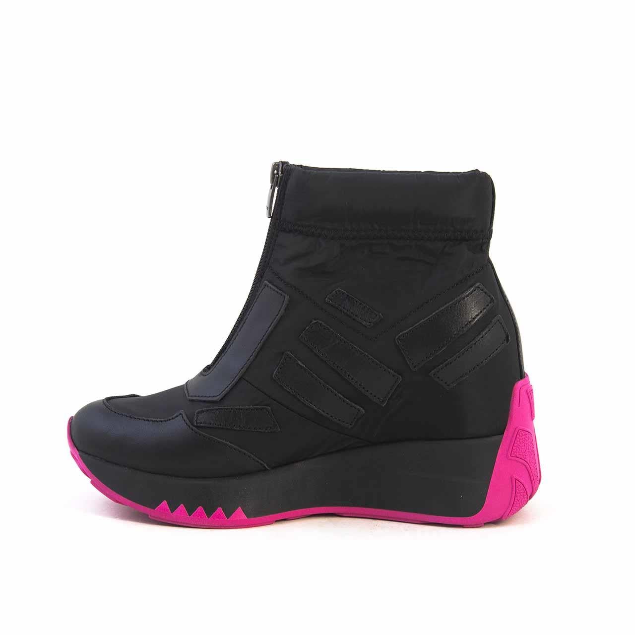 Rouge Kadın Strech Termo Taban Siyah-Pembe Spor & Sneaker Ayakkabı
