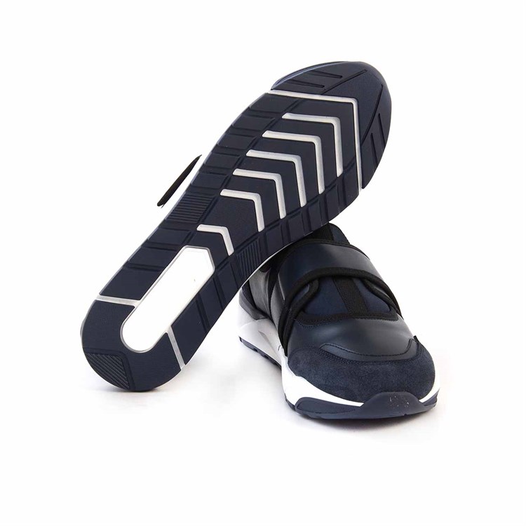 Mocassini Erkek Hakiki Deri Lacivert Spor & Sneaker Ayakkabı Kauçuk Taban A2500-12