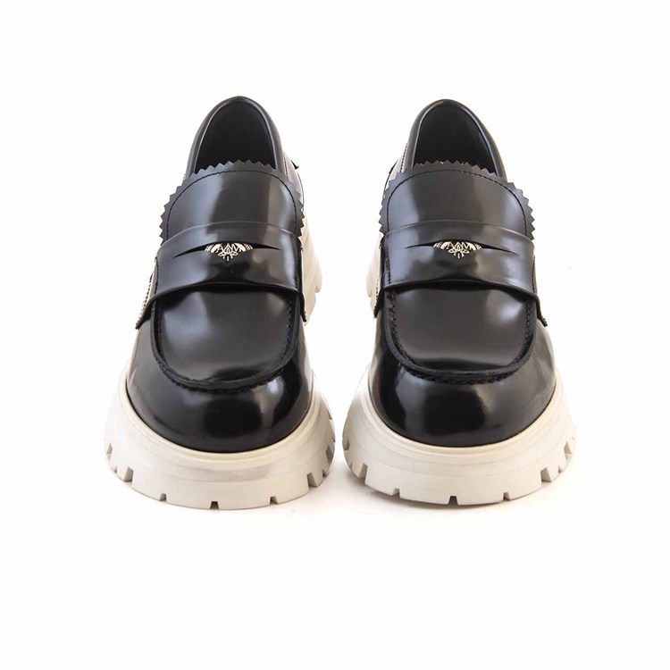 Alexander Mcqueen Erkek Hakiki Deri Siyah - Beyaz Günlük Ayakkabı