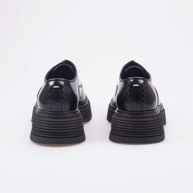 Attimonellis Erkek Hakiki Deri Siyah Günlük Ayakkabı