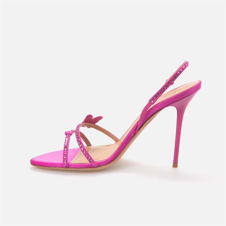 Blumarine Kadın Hakiki Deri Neolit Taban Fuxia Gece & Abiye Ayakkabı