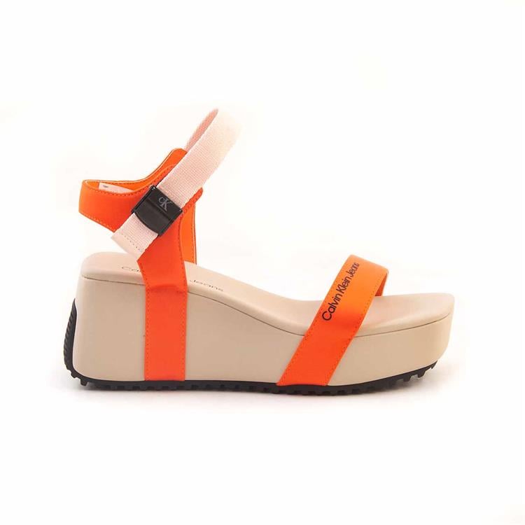 Calvin Klein Kadın Orange Sandalet Ayakkabı