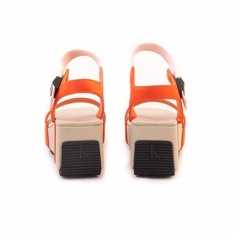 Calvin Klein Kadın Orange Sandalet Ayakkabı