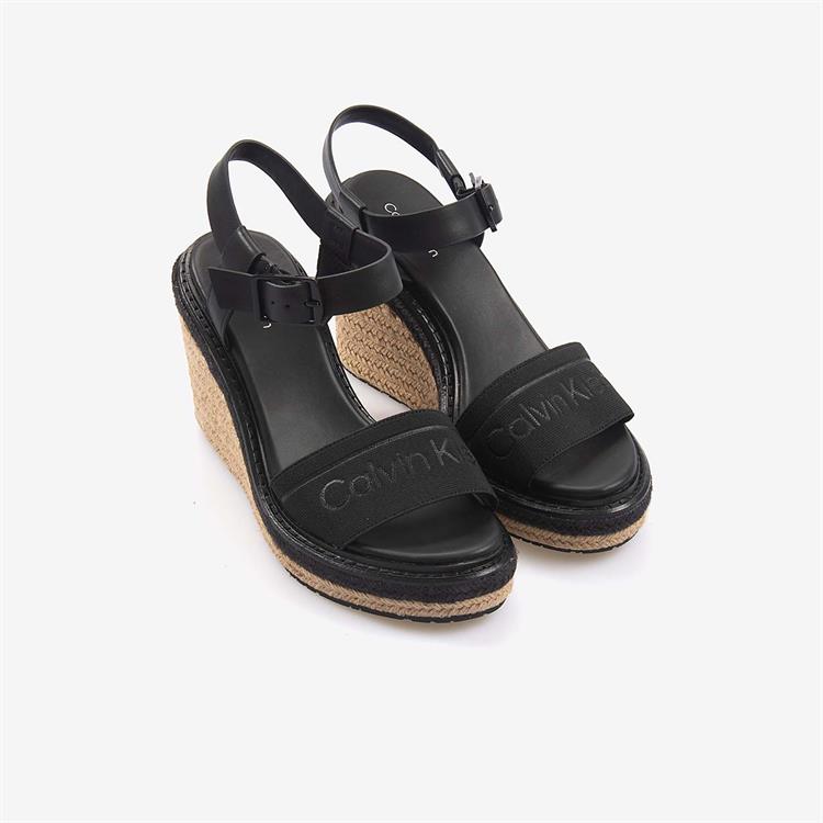 Calvin Klein Kadın Dolgu Topuk Sandalet HW0HW02050