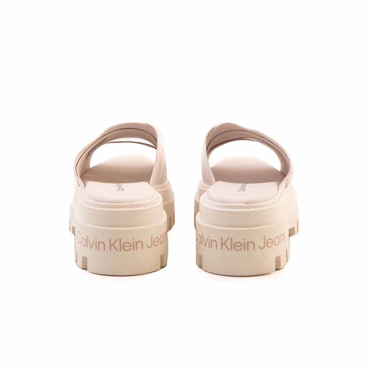 Calvin Klein Kadın Beyaz Terlik Ayakkabı