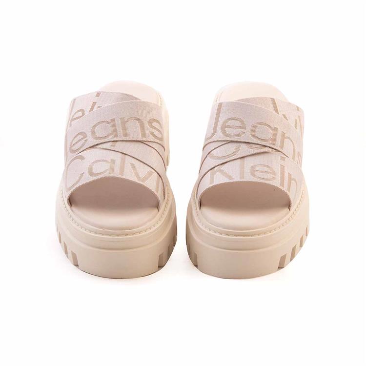 Calvin Klein Kadın Beyaz Terlik Ayakkabı