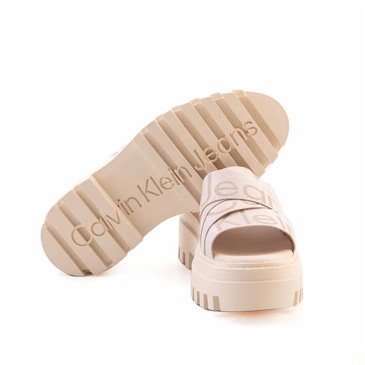 Calvin Klein Kadın Beyaz Terlik Ayakkabı