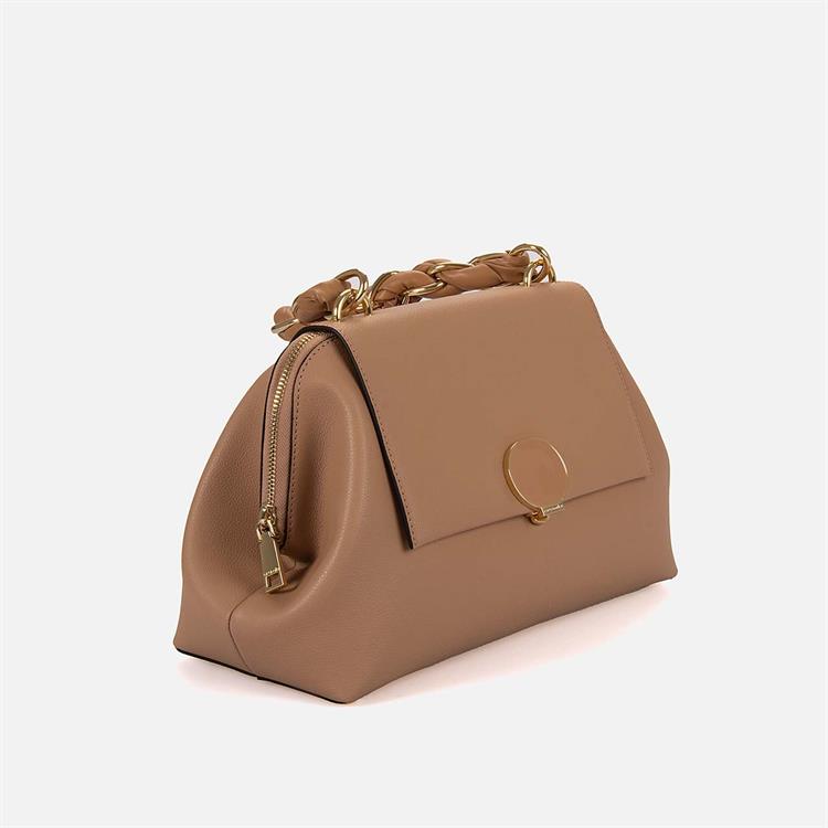 CROMIA Kadın Hakiki Deri Taupe El Çantası 