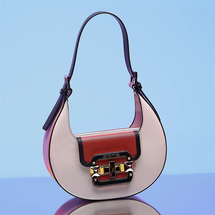 CROMIA Kadın Hakiki Deri Mattone Omuz Çantası 