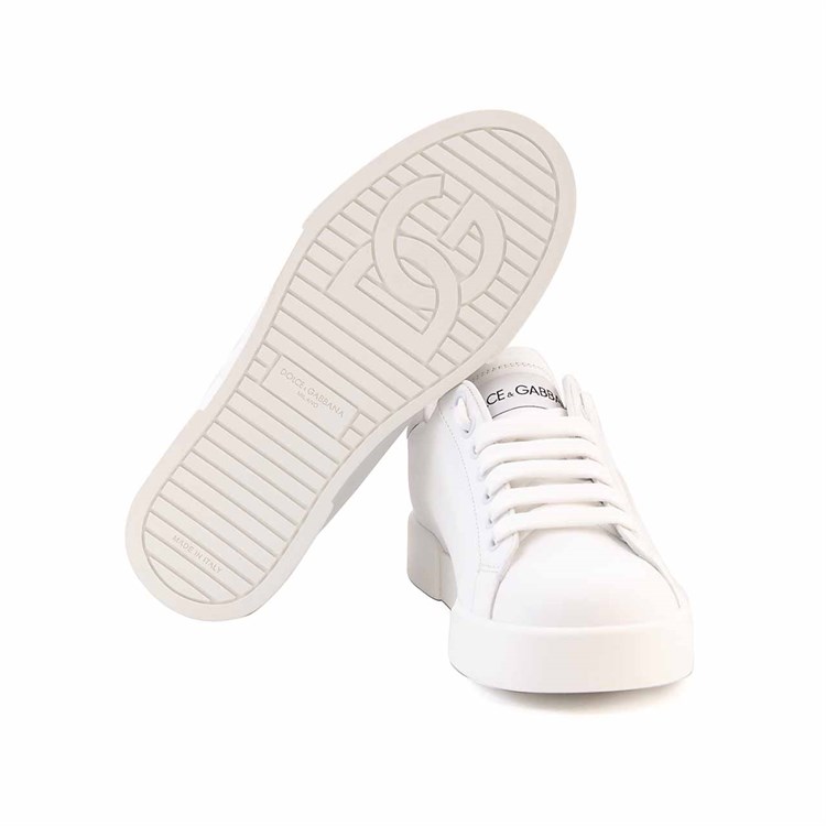 Dolce Gabbana Kadın Hakiki Deri Beyaz Spor & Sneaker Ayakkabı