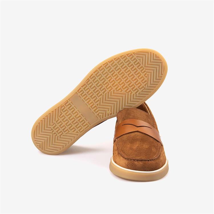 Mocassini Hakiki Deri Süet Kauçuk Taban Erkek Günlük Ayakkabı E3710