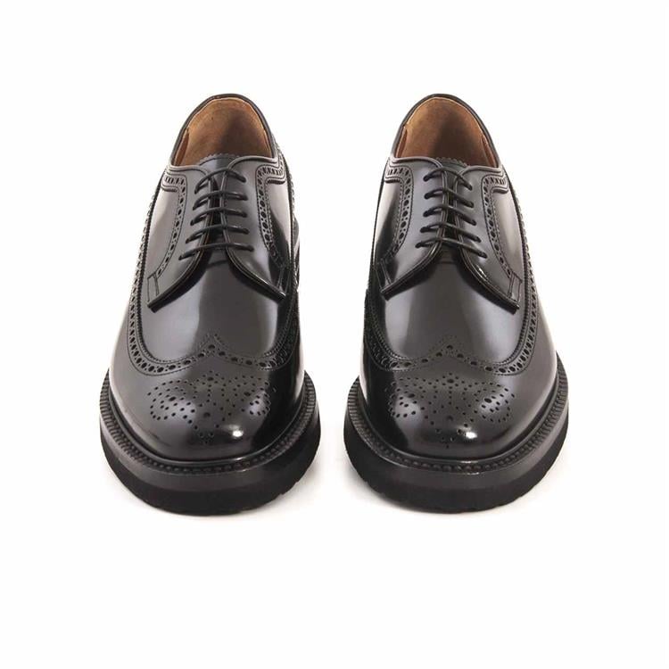 Franceschetti Erkek Hakiki Deri Siyah Klasik Ayakkabı