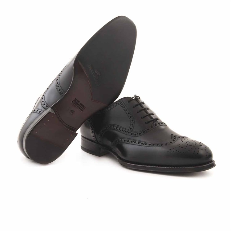 Franceschetti Erkek Hakiki Deri Siyah Klasik Ayakkabı