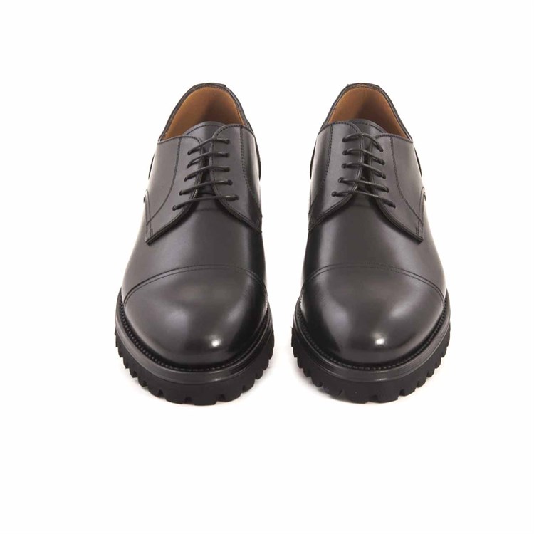 Franceschetti Erkek Hakiki Deri Siyah Klasik Ayakkabı