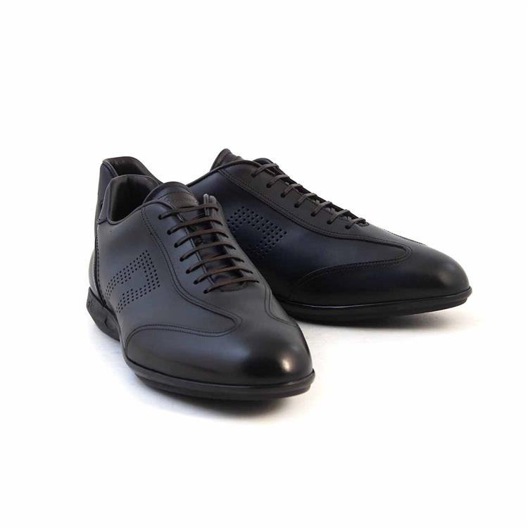 Franceschetti Erkek Hakiki Deri Koyu Kahverengi Günlük Ayakkabı