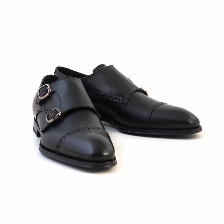 Franceschetti Erkek Hakiki Deri Siyah Klasik Ayakkabı