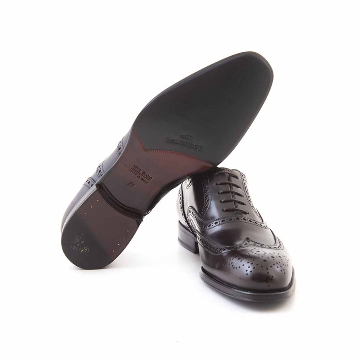 Franceschetti Erkek Hakiki Deri Koyu Kahverengi Klasik Ayakkabı