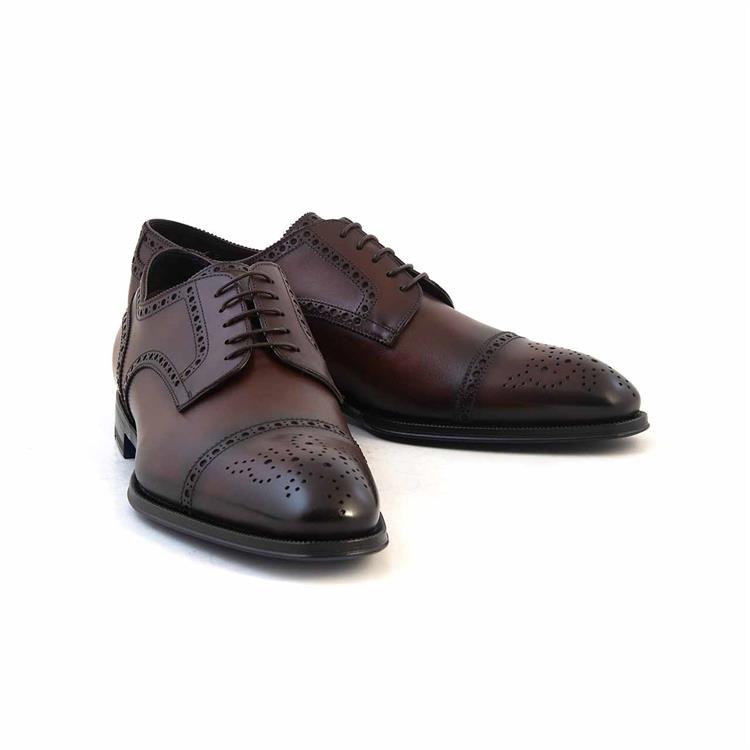 Franceschetti Erkek Hakiki Deri Bruciato Klasik Ayakkabı