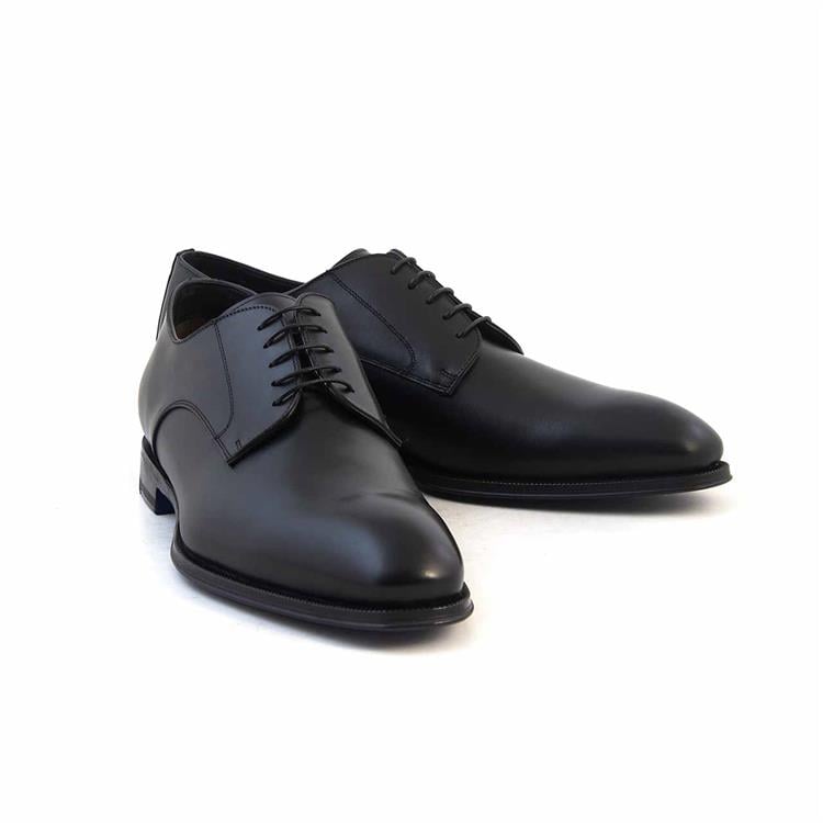 Franceschetti Erkek Hakiki Deri Siyah Klasik Ayakkabı