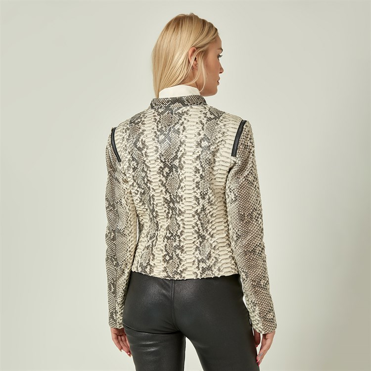 Rouge Kadın Hakiki Deri Naturel Deri Mont