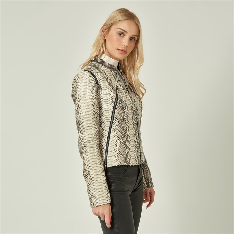 Rouge Kadın Hakiki Deri Naturel Deri Mont