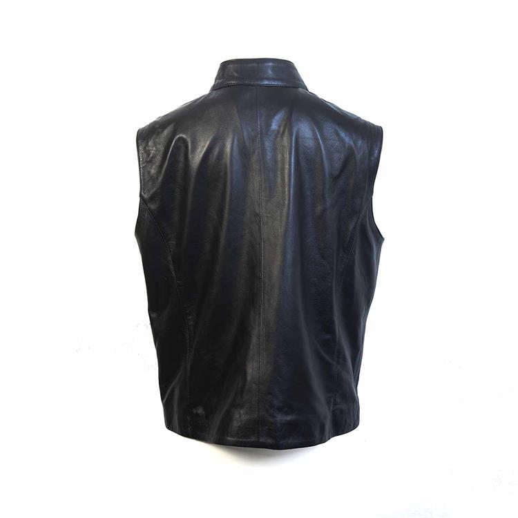 Franco Armondi Erkek Hakiki Deri Siyah Deri Mont