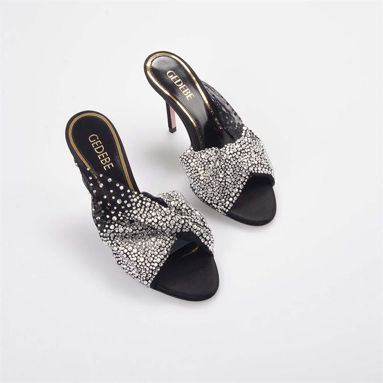 Gedebe Kadın Siyah Gece & Abiye Ayakkabı