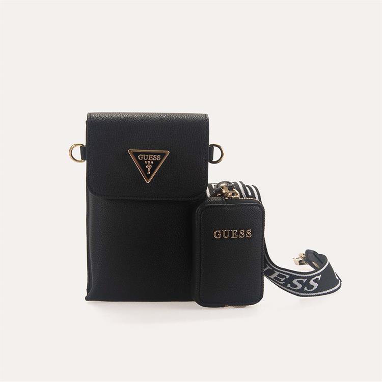 Guess Kadın Vegan Siyah Çapraz & Postacı Çanta