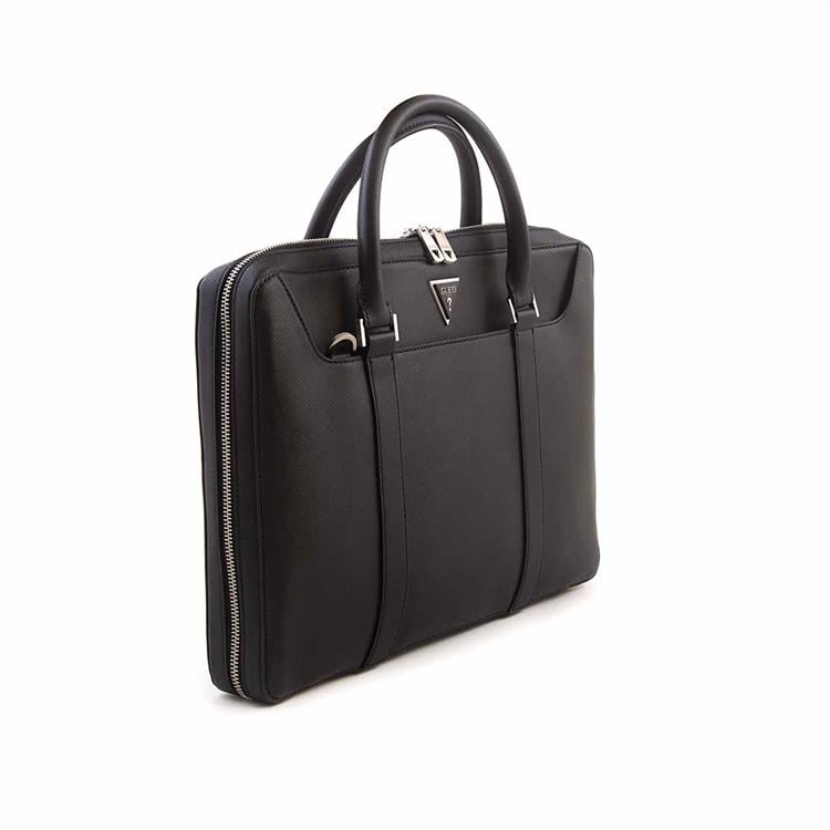 Guess Vegan Siyah Evrak Çantası 