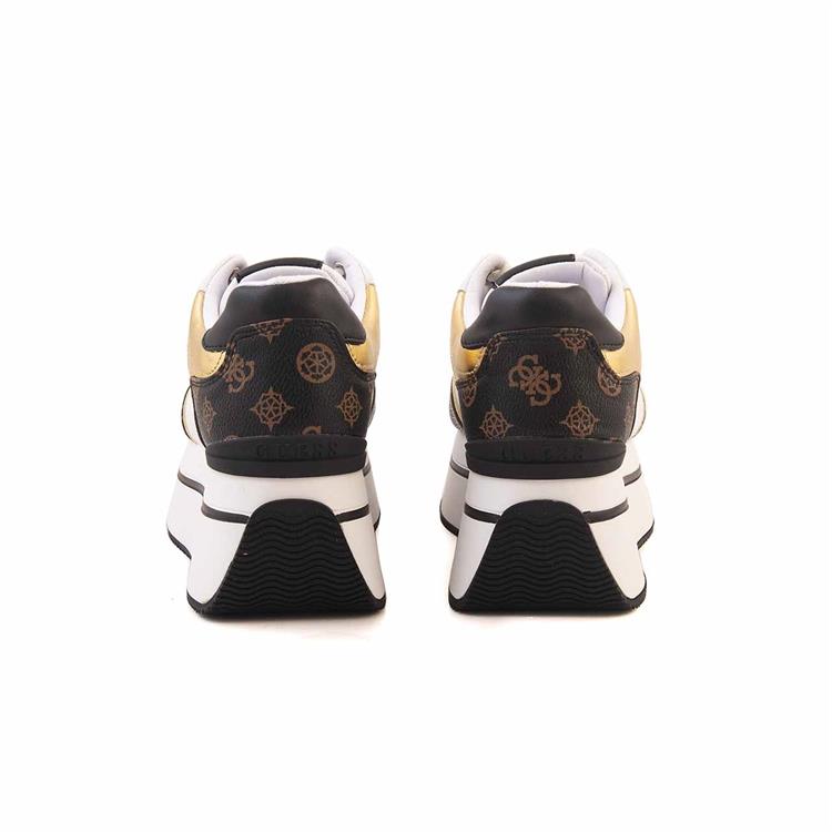 Guess Kadın Vegan Beyaz-Kahverengi Günlük Ayakkabı