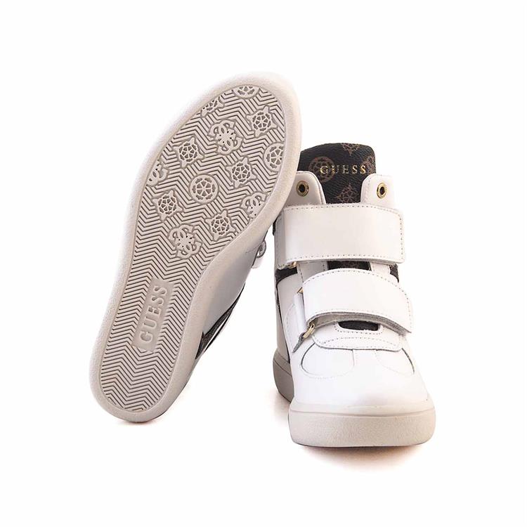 Guess Kadın Vegan Beyaz-Kahverengi Günlük Ayakkabı