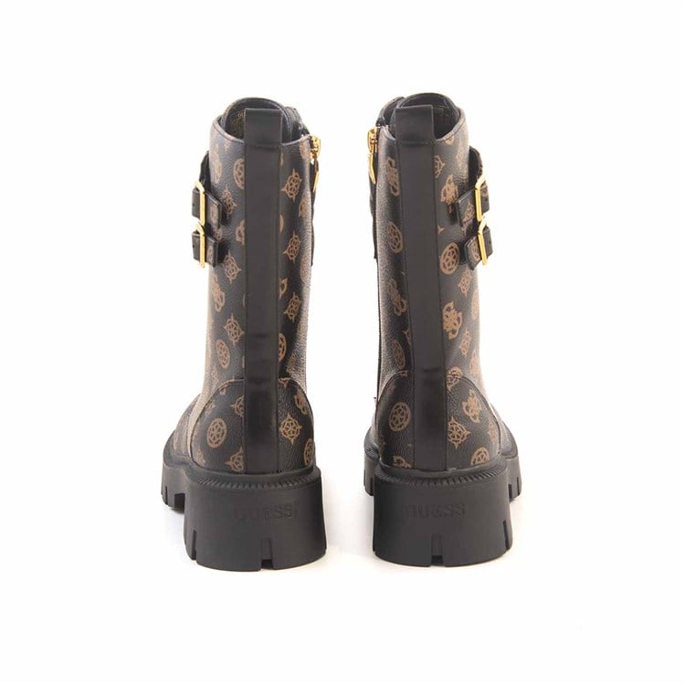 Guess Kadın Vegan Kauçuk Taban Kahverengi Günlük Ayakkabı