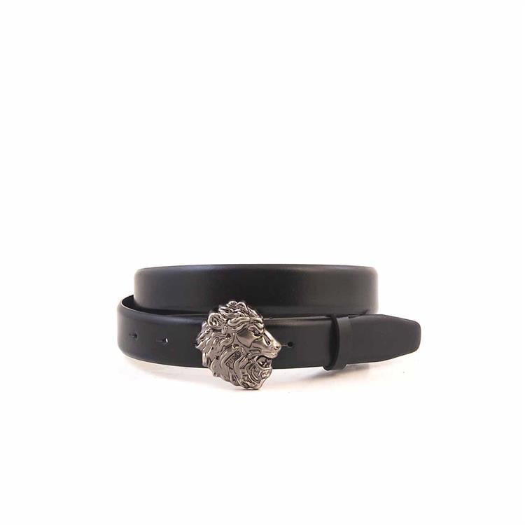 Guess Kadın Vegan Siyah-Altın Sarısı Kemer 