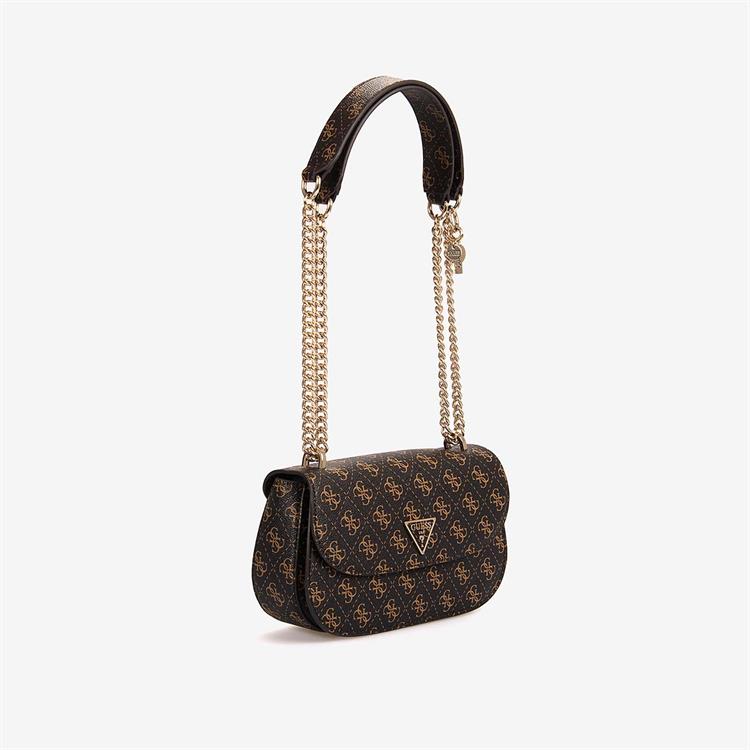 Guess Kadın Kahverengi Omuz Çantası HWEQG951021