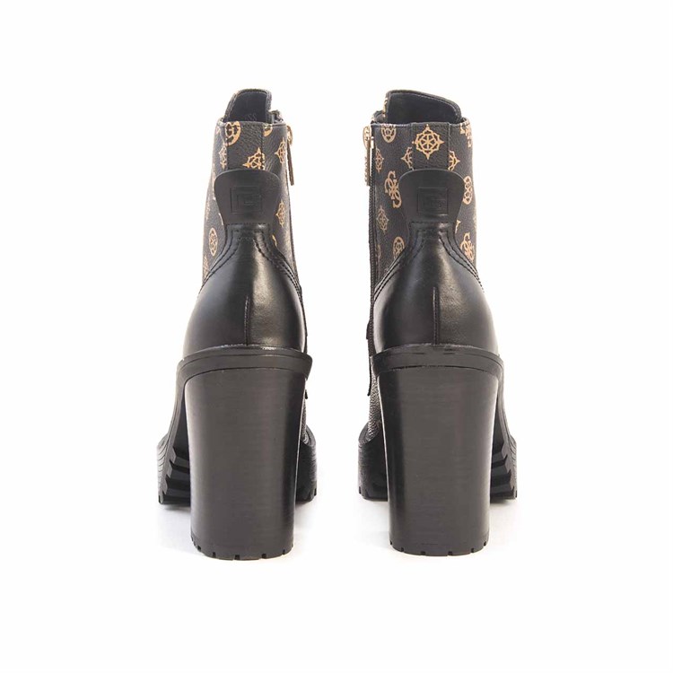 Guess Kadın Vegan Kauçuk Taban Kahverengi Günlük Ayakkabı