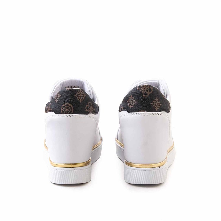 Guess Kadın Vegan Kauçuk Taban Beyaz Spor & Sneaker Ayakkabı