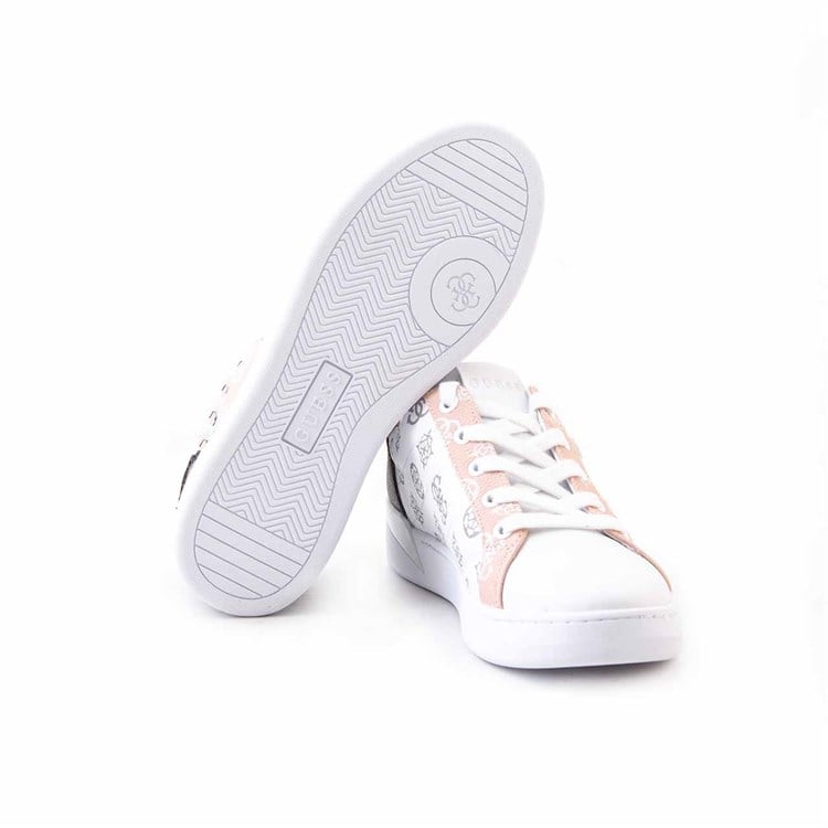 Guess Kadın Vegan Kauçuk Taban Beyaz Spor & Sneaker Ayakkabı