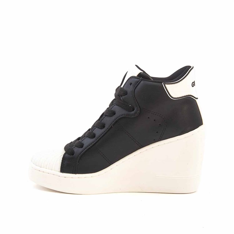 Guess Kadın Vegan Kauçuk Taban Siyah Spor & Sneaker Ayakkabı