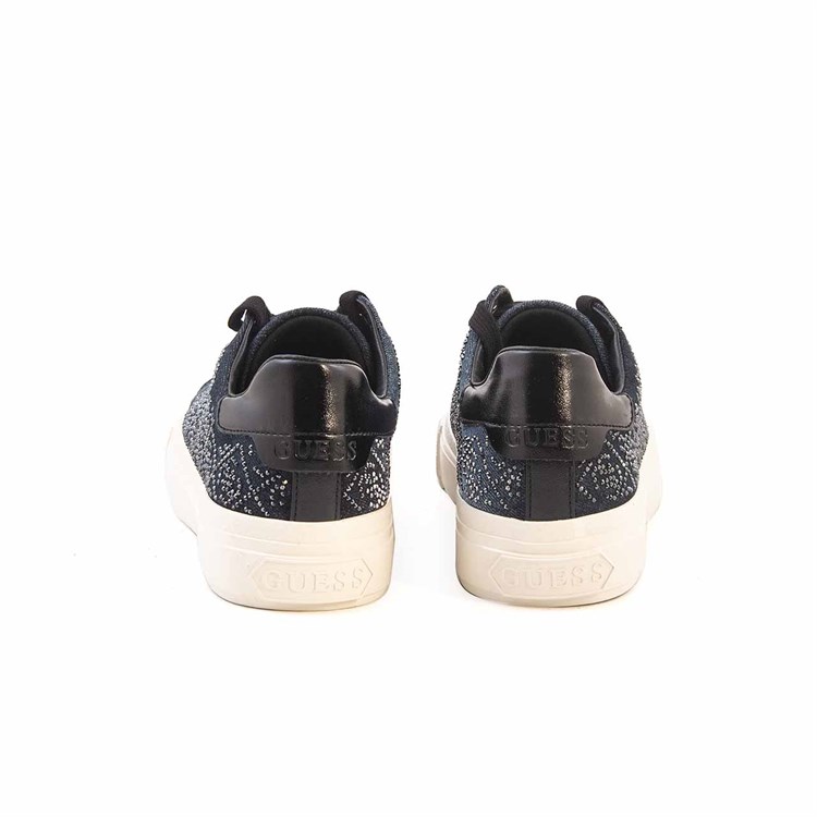 Guess Kadın Vegan Kauçuk Taban Siyah Spor & Sneaker Ayakkabı