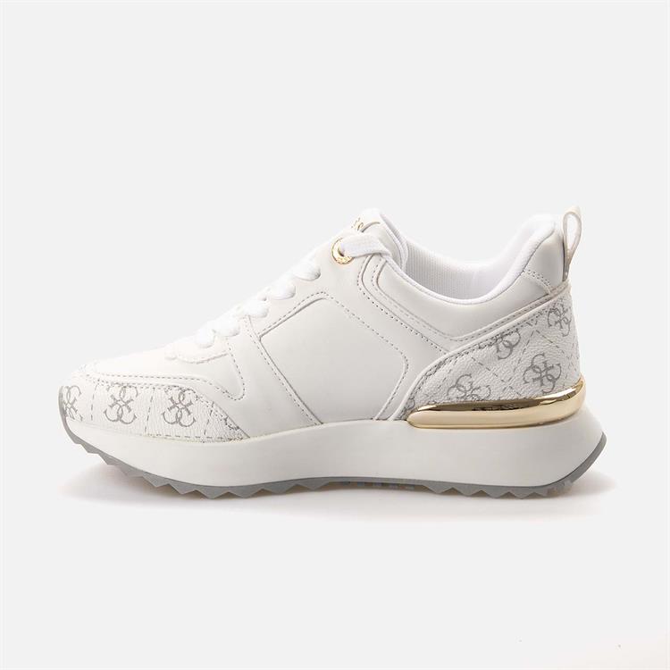 Guess Kadın Vegan Beyaz-Gri Spor & Sneaker Ayakkabı