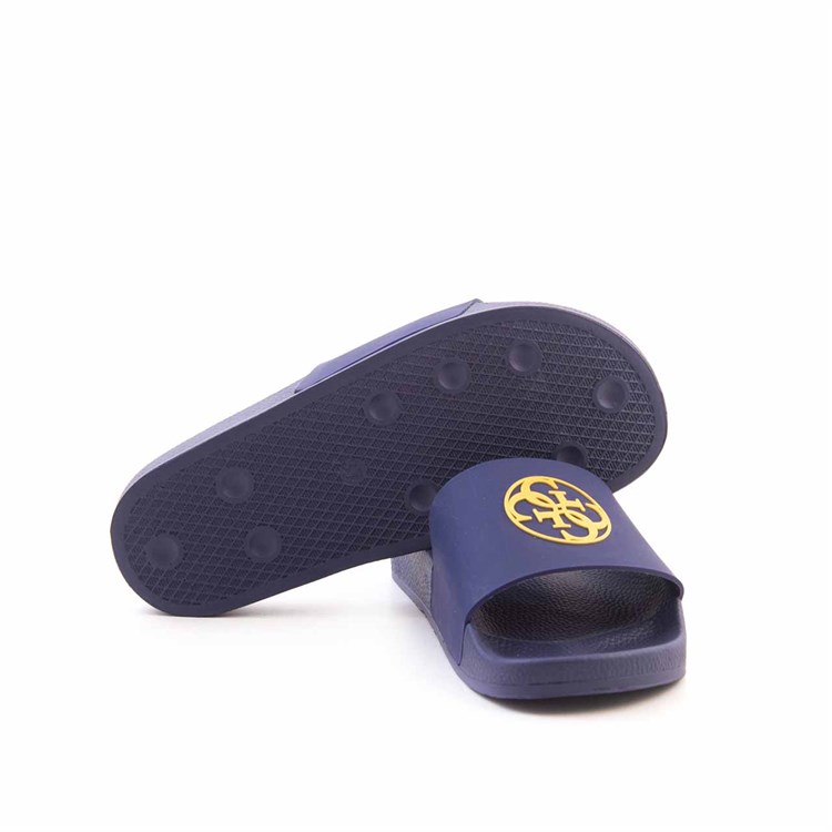 Guess Kadın Vegan Kauçuk Taban Mavi Terlik Terlik