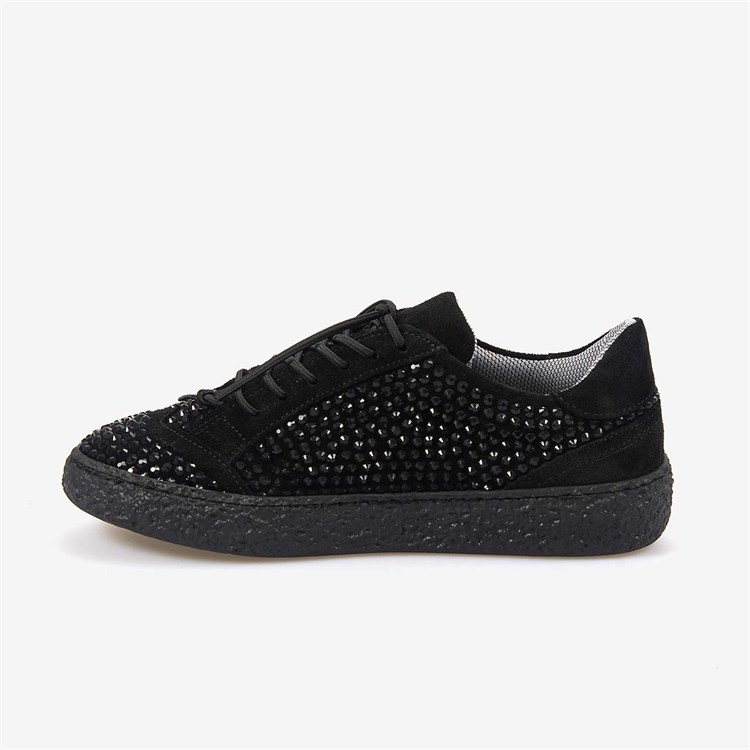 Hawen Angels Kadın 3,5cm Termo Taban Süet Deri Bağcıklı Spor & Sneaker Ayakkabı 24155