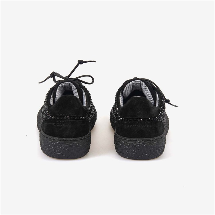Hawen Angels Kadın 3,5cm Termo Taban Süet Deri Bağcıklı Spor & Sneaker Ayakkabı 24155