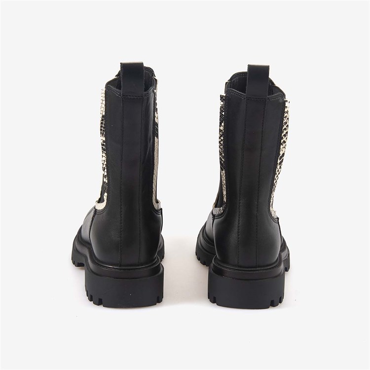 Hawen Angels Kadın 4cm Kauçuk Taban Hakiki Deri Bot 1089