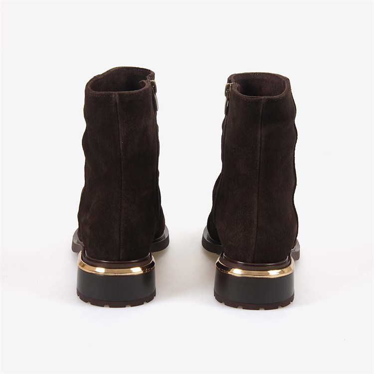 Hawen Angels Kadın 5cm Poli Taban Süet Deri Bot 702010